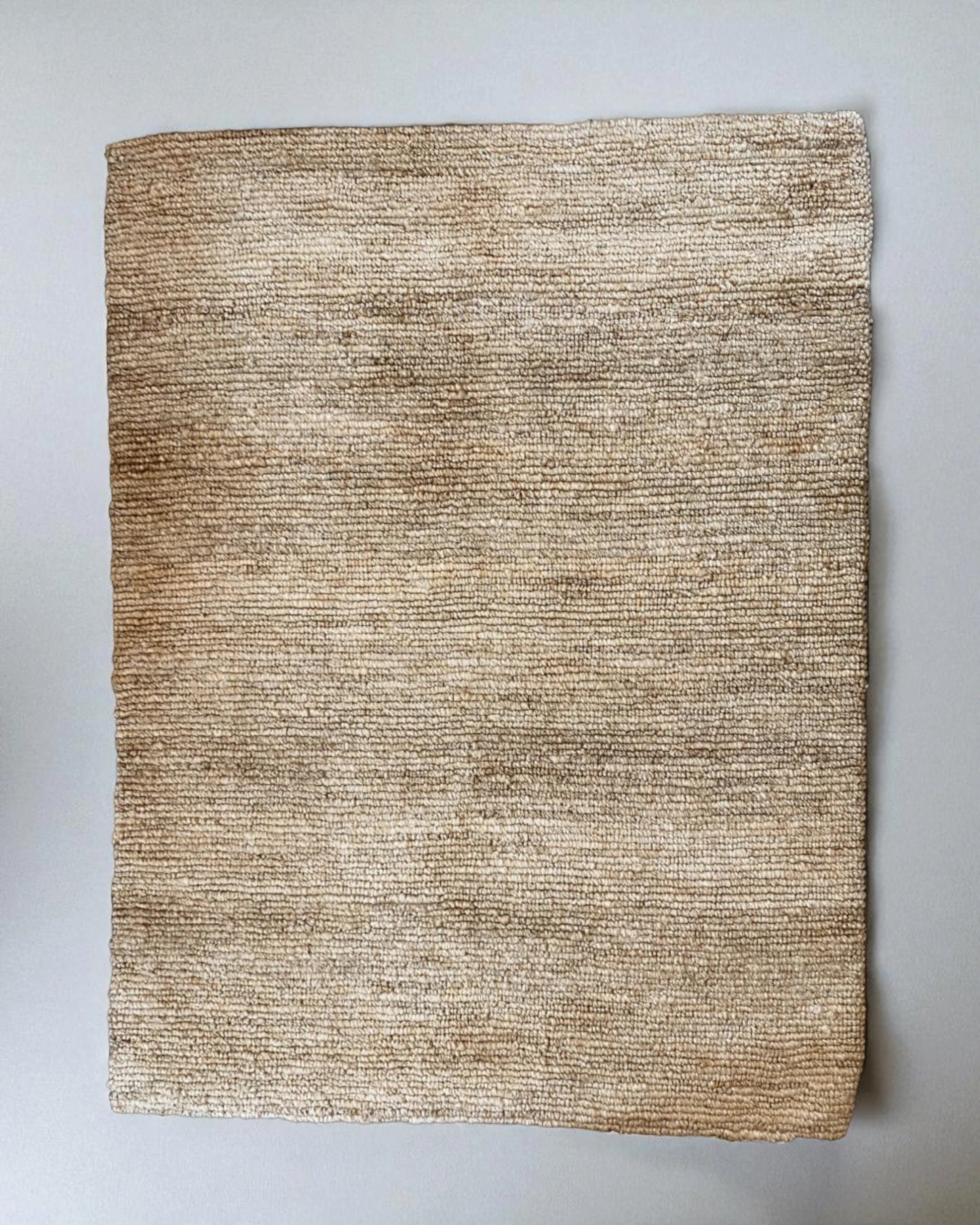 5ft by 7ft large natural jute, sisal/Hessian area rug for living room, bedroom, entry way or office exclusively for Indian Poppy eco friendly homeware