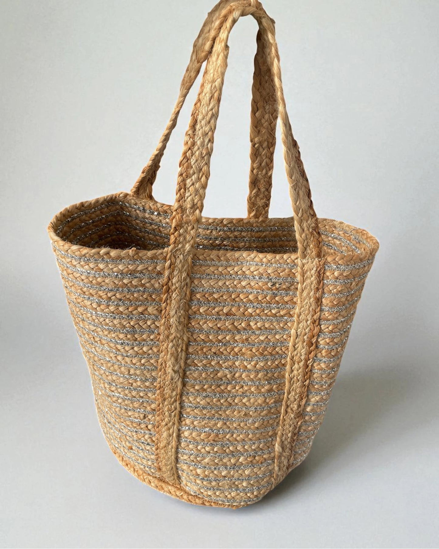 round hand made day bag
