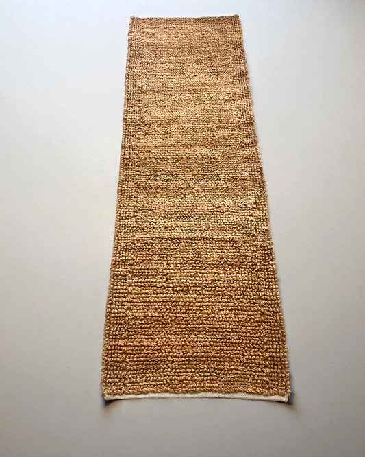 Textured Looped Jute Runner - 2ft 6 by 8ft