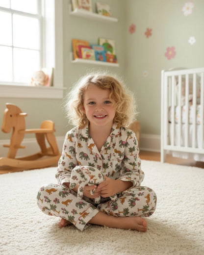 Ranthambore Children's Cotton Pyjama Set