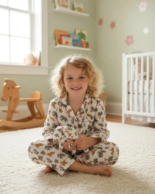 Ranthambore Children's Cotton Pyjama Set