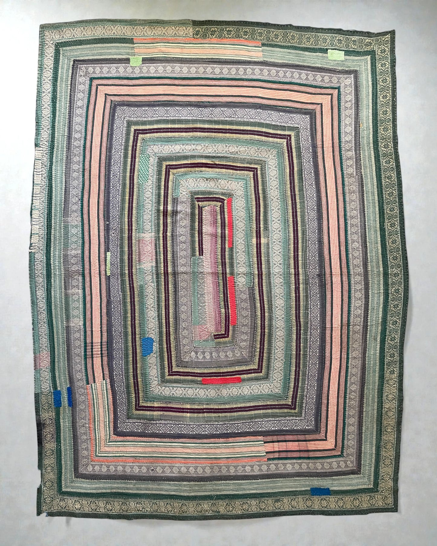 Reclaimed Cotton Hand Stitched Kantha Throw