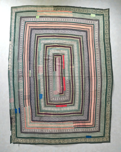 Reclaimed Cotton Hand Stitched Kantha Throw