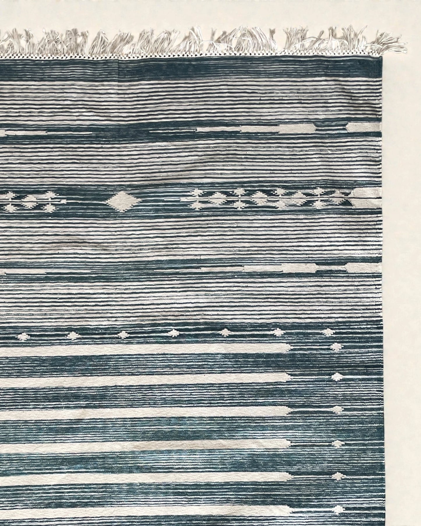 stonewashed blue area rug for hallway or childrens bedroom 