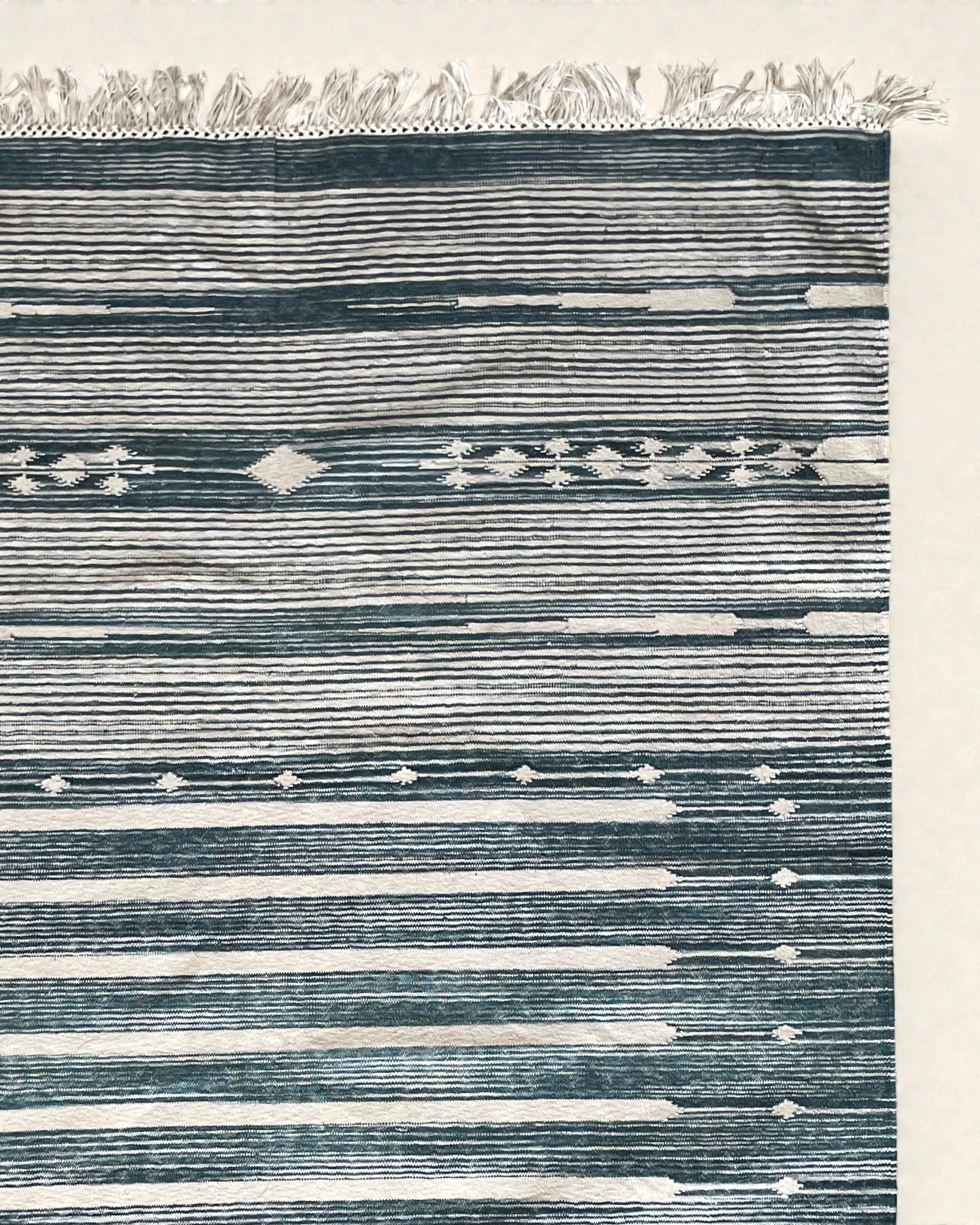 stonewashed blue area rug for hallway or childrens bedroom 